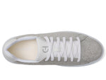 Cole Haan Women's Grand Crosscourt Daily Sneaker, Silver Glitter MESH/Optic White, 10.5