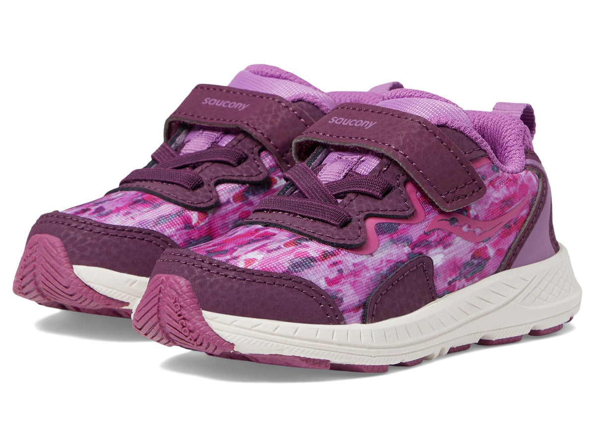 Saucony Flash Alternative Closure 3.0 Jr Sneaker, Berry, 9 US Unisex Little Kid