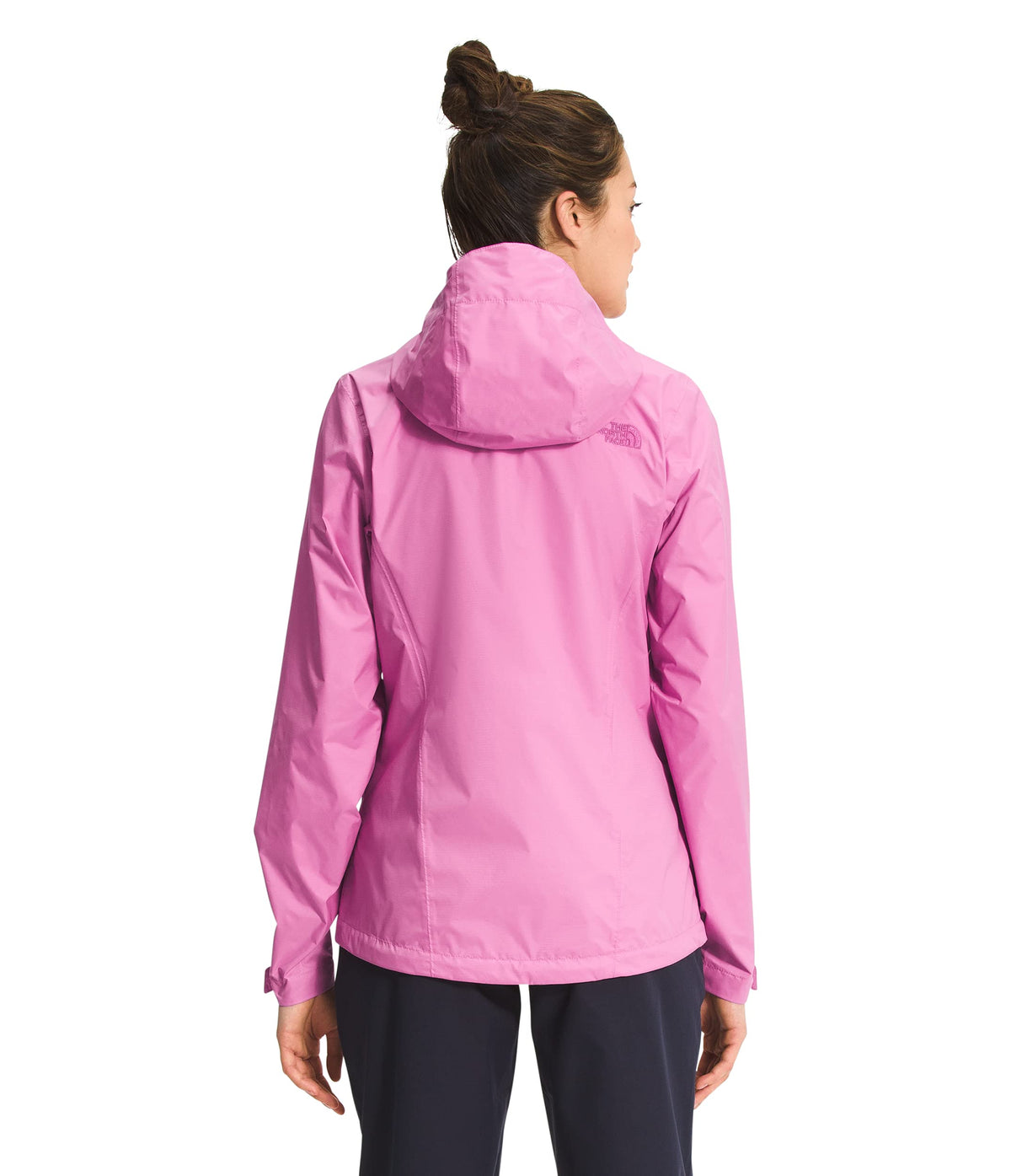 THE NORTH FACE Women’s Venture 2 Waterproof Hooded Rain Jacket (Standard and Plus Size), Sunset Mauve, Medium