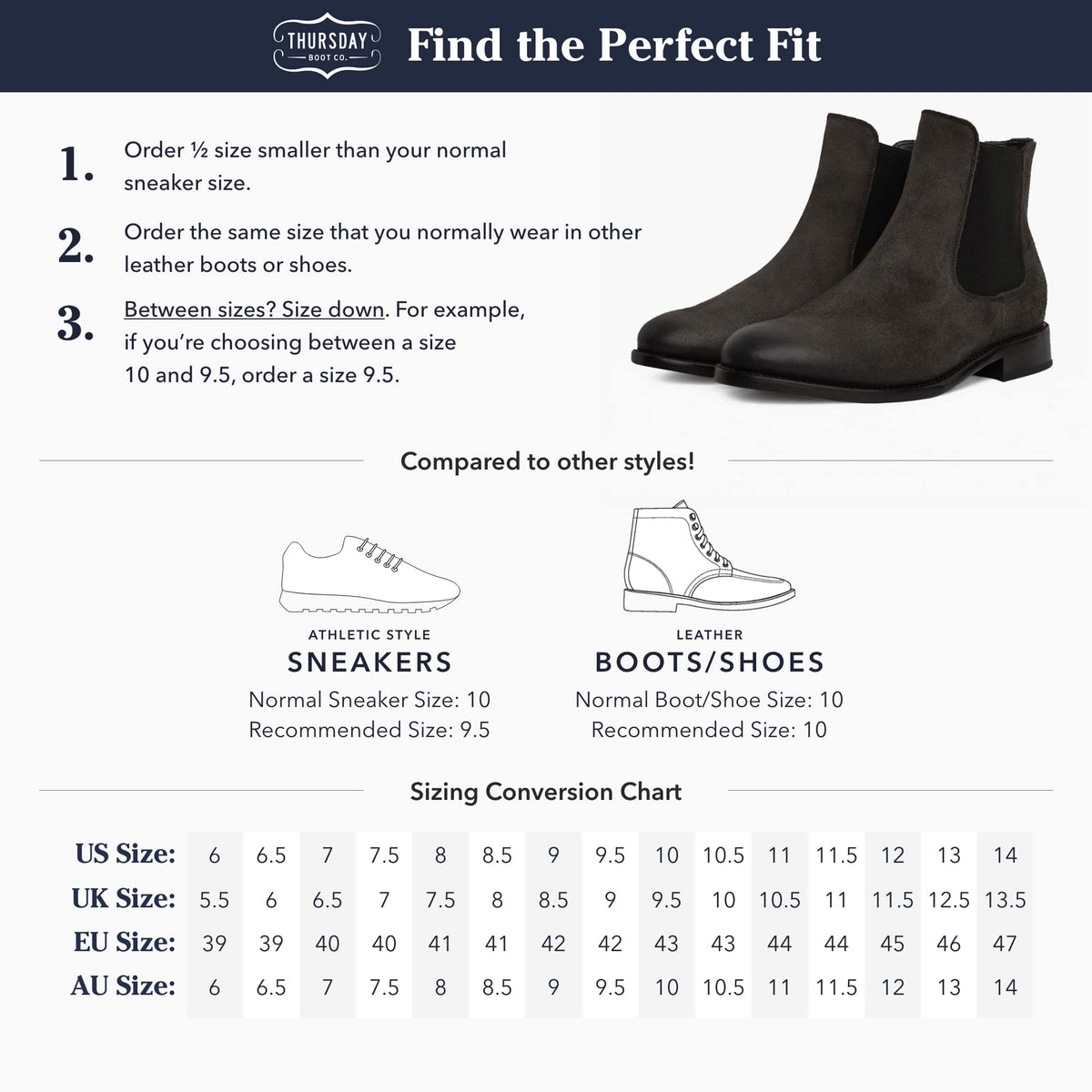 Thursday Boot Company Men's Cavalier Chelsea Dress Boot, Black, 8