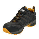 DEWALT Boron Men's Lightweight, Aluminum Toe, Safety Work Shoes, Black/Yellow, 9