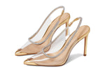 SCHUTZ Audrey 5 Ouro Claro Orchid/Transparente/Cristal