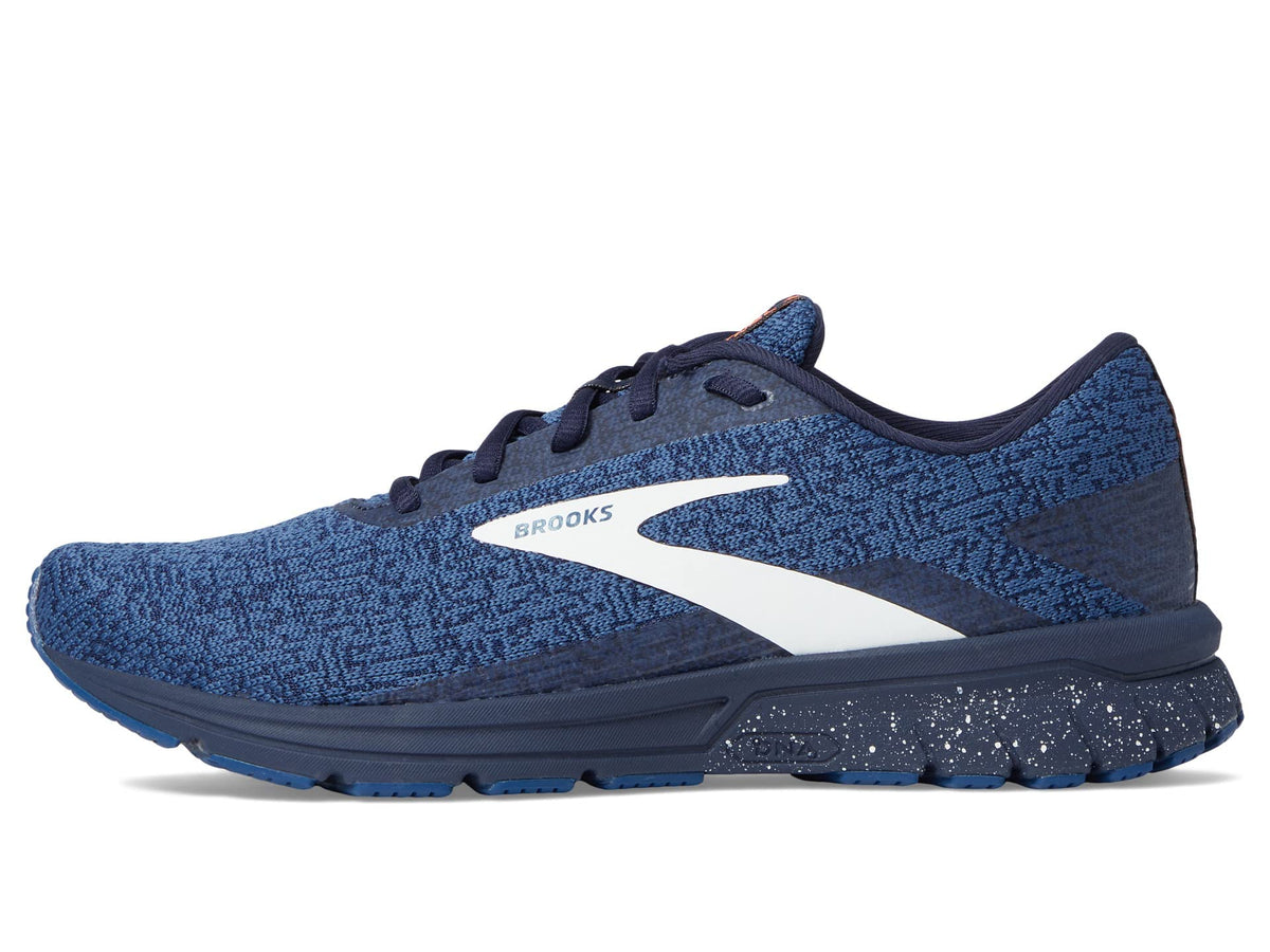 Brooks Men's Signal 3 Running Shoe - Peacoat/Shocking Orange/White - 10 Medium