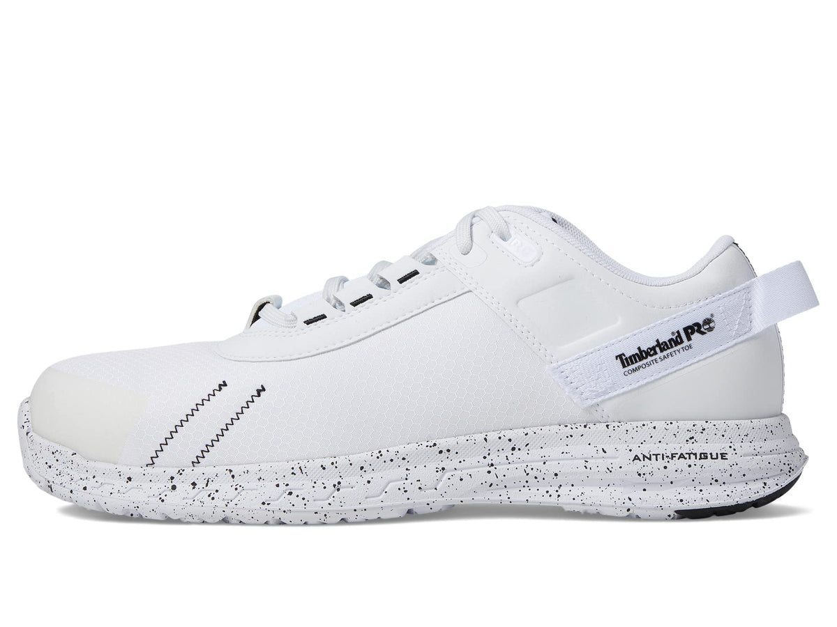 Timberland PRO Overdrive Composite Safety Toe Men's Work Shoes 12 D White/Black