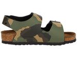 Birkenstock Boy's Milano (Toddler/Little Kid/Big Kid) Camo Khaki EU 26 (US 8.5 Toddler) Narrow