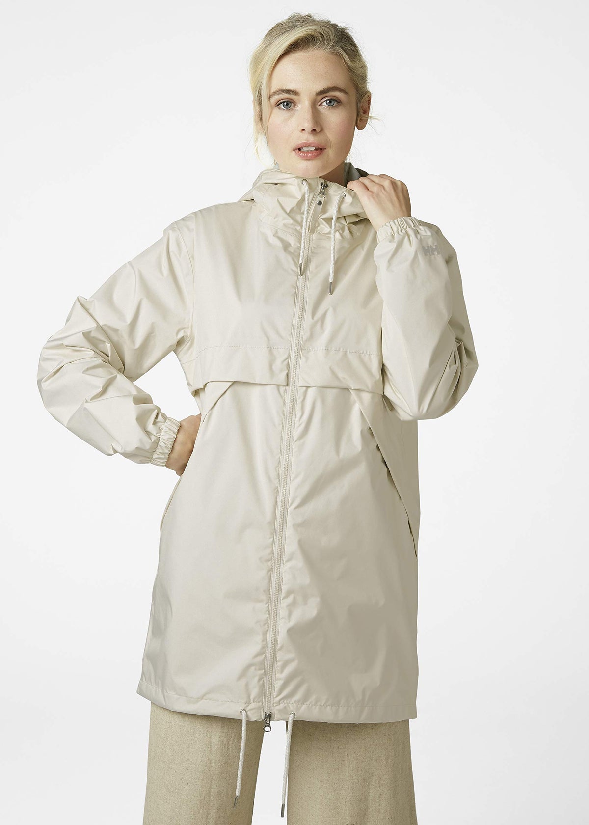 Helly-Hansen Womens JPN Raincoat Jacket, 034 Cream, Medium