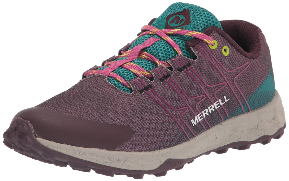 Merrell Moab Flight Low Hiking Shoe, Burgundy, 1 US Unisex Big Kid