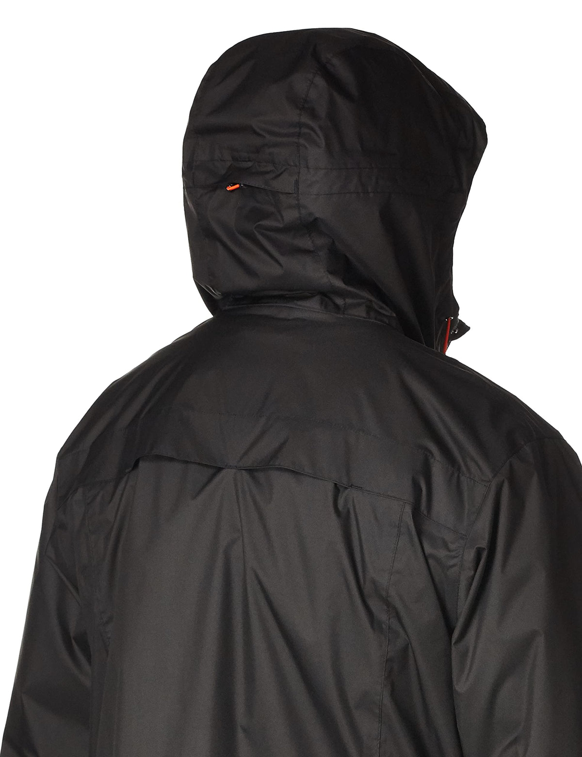 Helly-Hansen Manchester Waterproof Rain Jackets for Men Featuring Breathable Water- and Windproof Construction, Storm Flap, Black - Medium