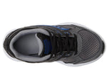 Saucony Boy's Cohesion 14 LTT (Little Kid/Big Kid) Black/Grey/Blue 4 Big Kid W
