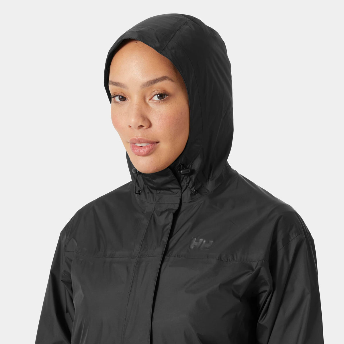 Helly Hansen Women's Loke Waterproof Windproof Breathable Rain Jacket, 990 Black, Small