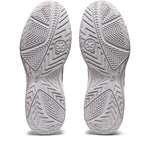 ASICS Women's Upcourt 5 Volleyball Shoes, 7, White/DEEP Ocean