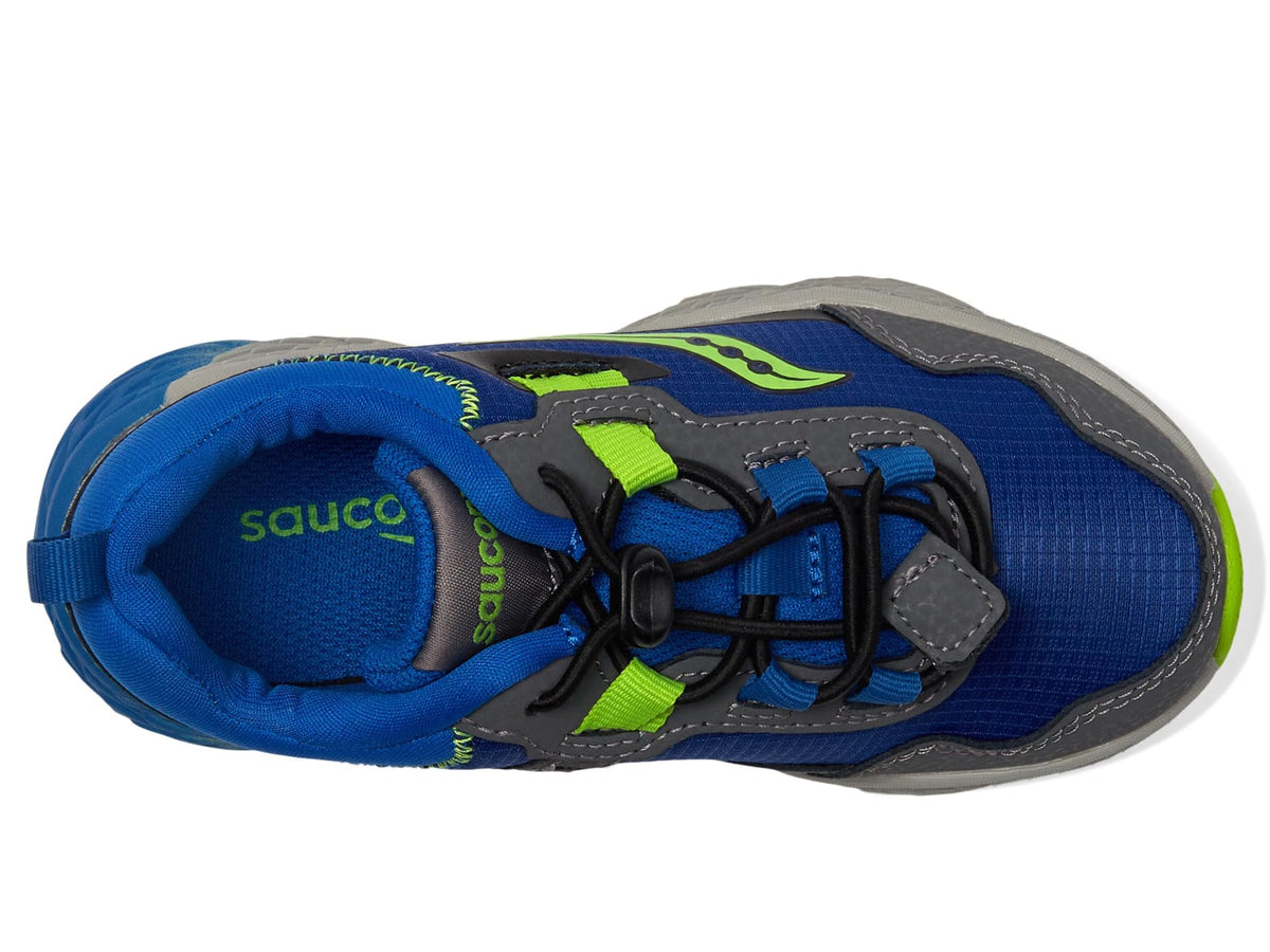 Saucony Boy's Wind Shield 3.0 (Little Kid/Big Kid) Blue/Green 12 Little Kid M