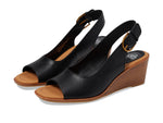 Sofft Women's Gabriella Wedge Sandal, Black, 9.5