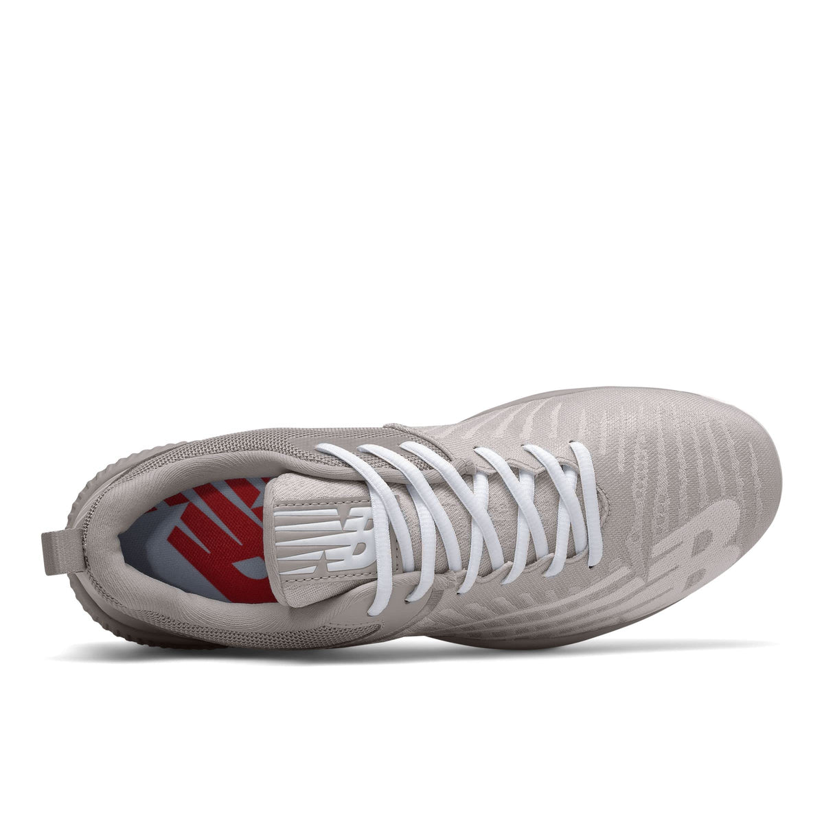 New Balance Men's FuelCell 4040 V6 Metal Baseball Shoe, Grey/White, 15