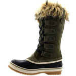 Sorel Womens Joan of Arctic Mid Calf Winter Snow Rain Waterproof Boots - Nori - 9/40