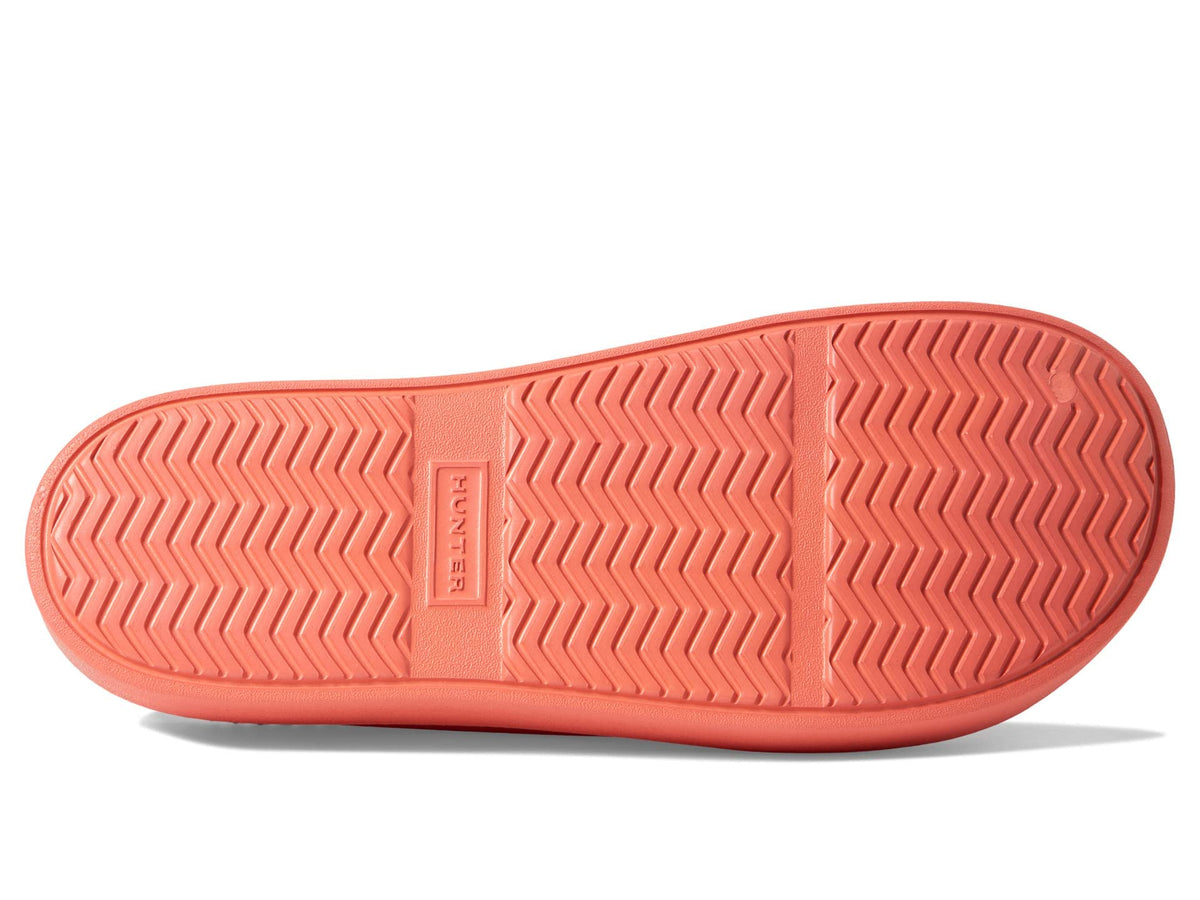 Hunter in/Out Bloom Algae Foam Clog Persimmon Pink 11 M