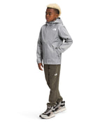 THE NORTH FACE Boy's Zipline Rain Jacket (Little Kids/Big Kids) Meld Grey MD (10-12 Big Kids)