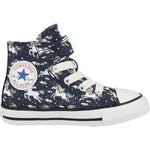 Converse Girl's Chuck Taylor All Star Unicorn Print Velcro High Top Sneaker 5 Toddler Navy/Black/White