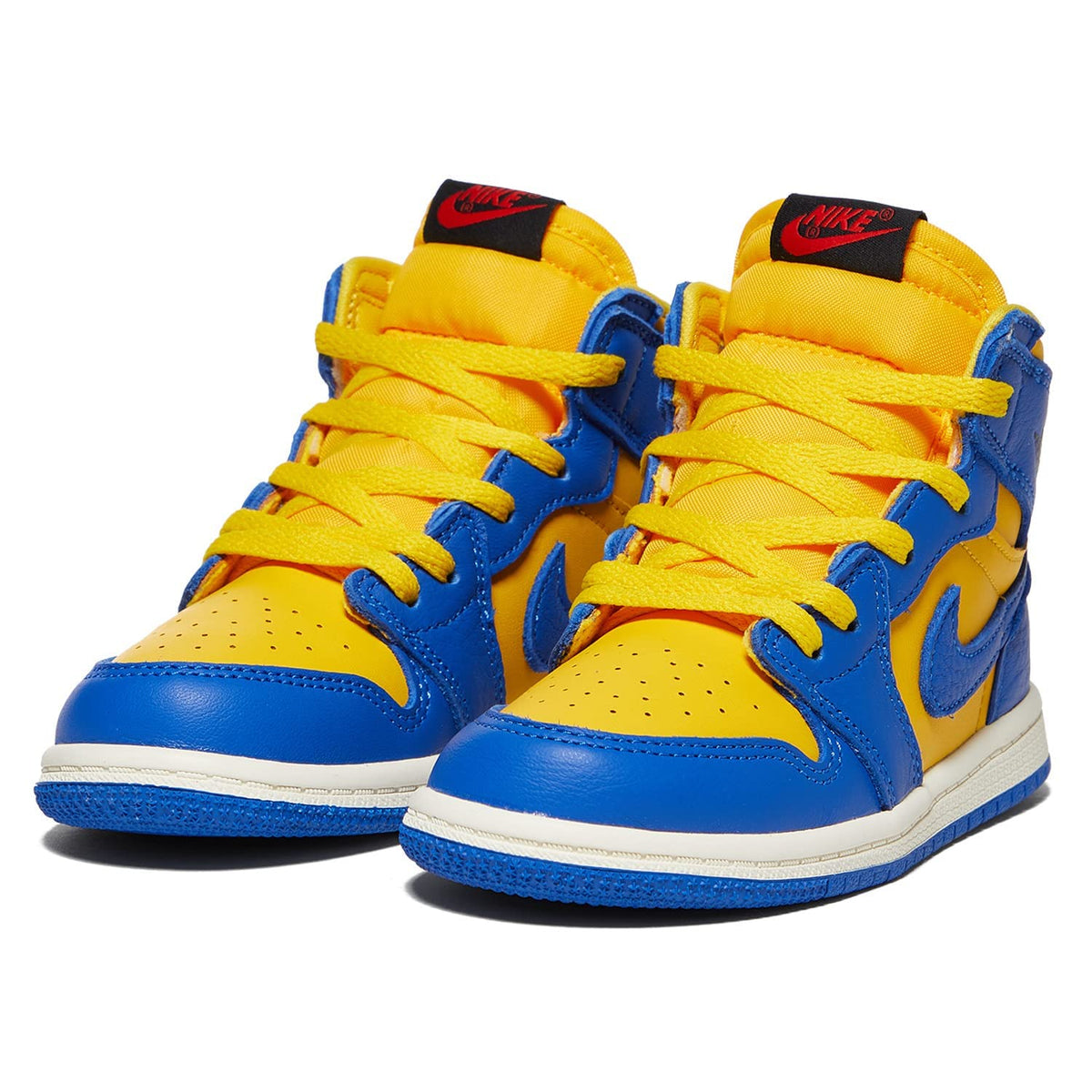 Jordan Baby Girl's 1 Retro High OG (Infant/Toddler) Varsity Maize/Game Royal/Sail 7 Toddler M