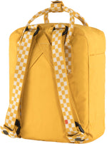 Fjällräven Kånken Mini, Ochre-Chess Pattern, 29 x 20 x 13 cm, 7 L