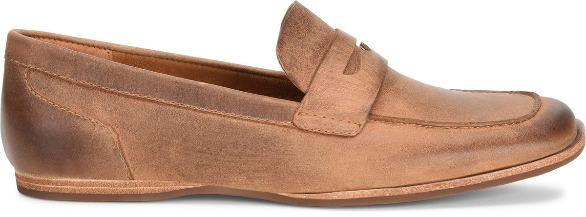 KORK-EASE Pisa Women's Leather Penny Loafer, Brown (Lion), 10M US