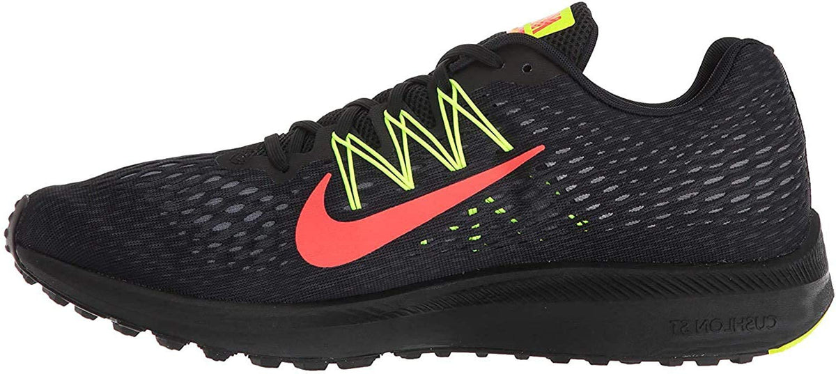 Nike Air Zoom Winflo 5 Black/Bright Crimson/Volt/Anthracite 15 D (M)