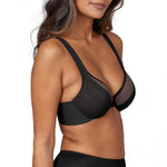 SPANX Brallelujah Allure Lace Full Coverage Very Black/Toasted Oatmeal 32C