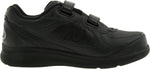 New Balance Women's 577 V1 Hook and Loop Walking Shoe 9 Wide Black
