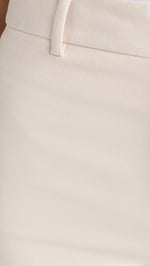 FRAME Women's Le Crop Palazzo Trousers, Bone, Off White, 10