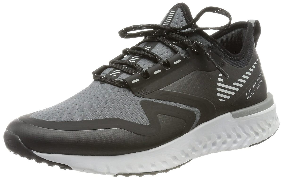 Nike Womens Odyssey React 2 Shield Womens Bq1672-003, Black/Metallic Silver-cool Grey, 6.5