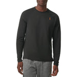 BASS OUTDOOR Men's Knit Long Sleeve Tee, Black, Medium