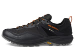 Merrell MQM 3 Gore-TEX Running Shoes for Men - Lace up Closure with Mesh Footbed, Practical and Stylish Runners Black/Exuberance 9.5 M