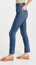 AG Adriano Goldschmied Women's Alexxis Slim Jeans, 10 Years Ellwood, 30