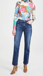 AG Adriano Goldschmied Alexxis High-Rise Vintage Straight in Starfire Starfire 25 31