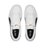 PUMA Women's Karmen Wedge Sneaker 6.5 Puma White-puma Black-gold