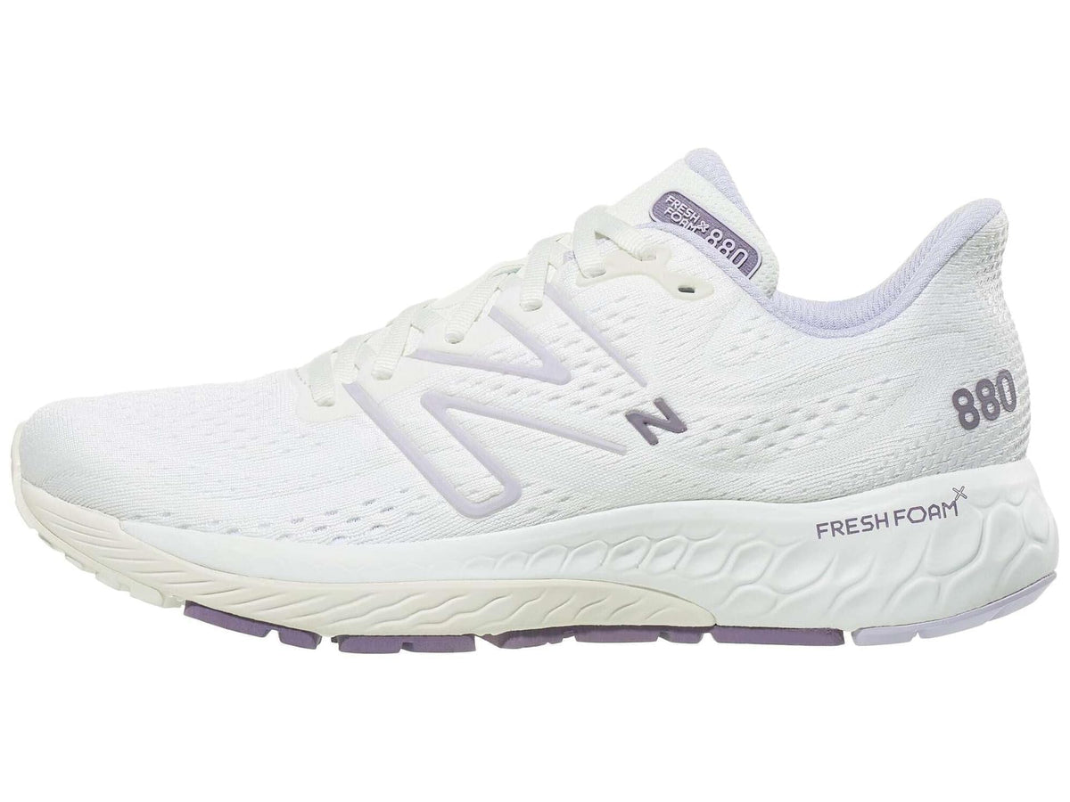 New Balance Women's W880v13 Running Shoe 5.5 Sea Salt/Grey Violet