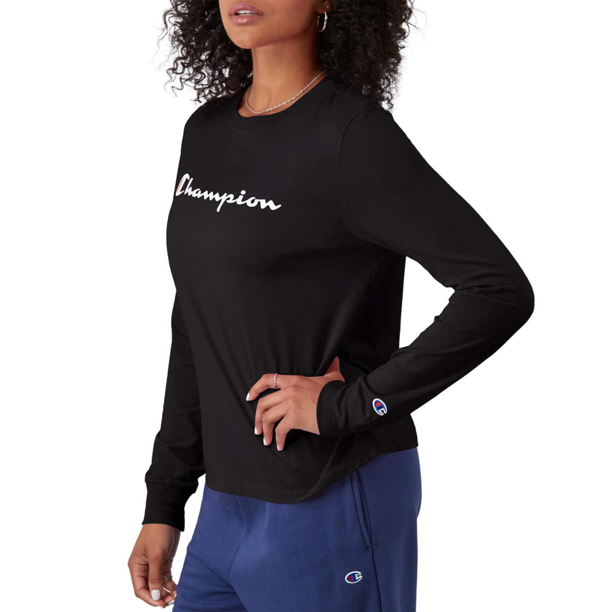 Champion Women's T-Shirt, black, Small