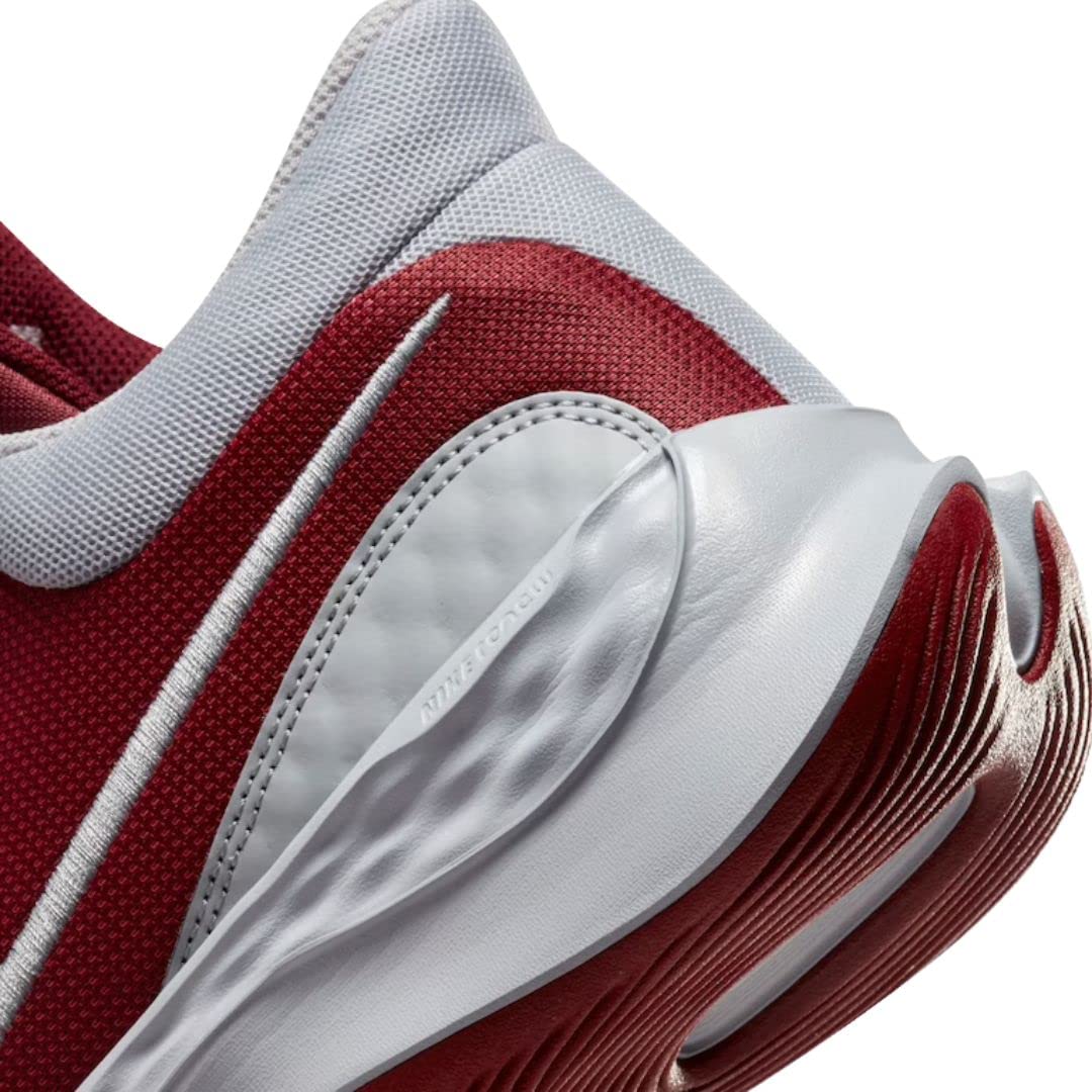 Nike Elevate 3 Men's Basketball Shoes, Team Red/Wolf Grey, 13 M US