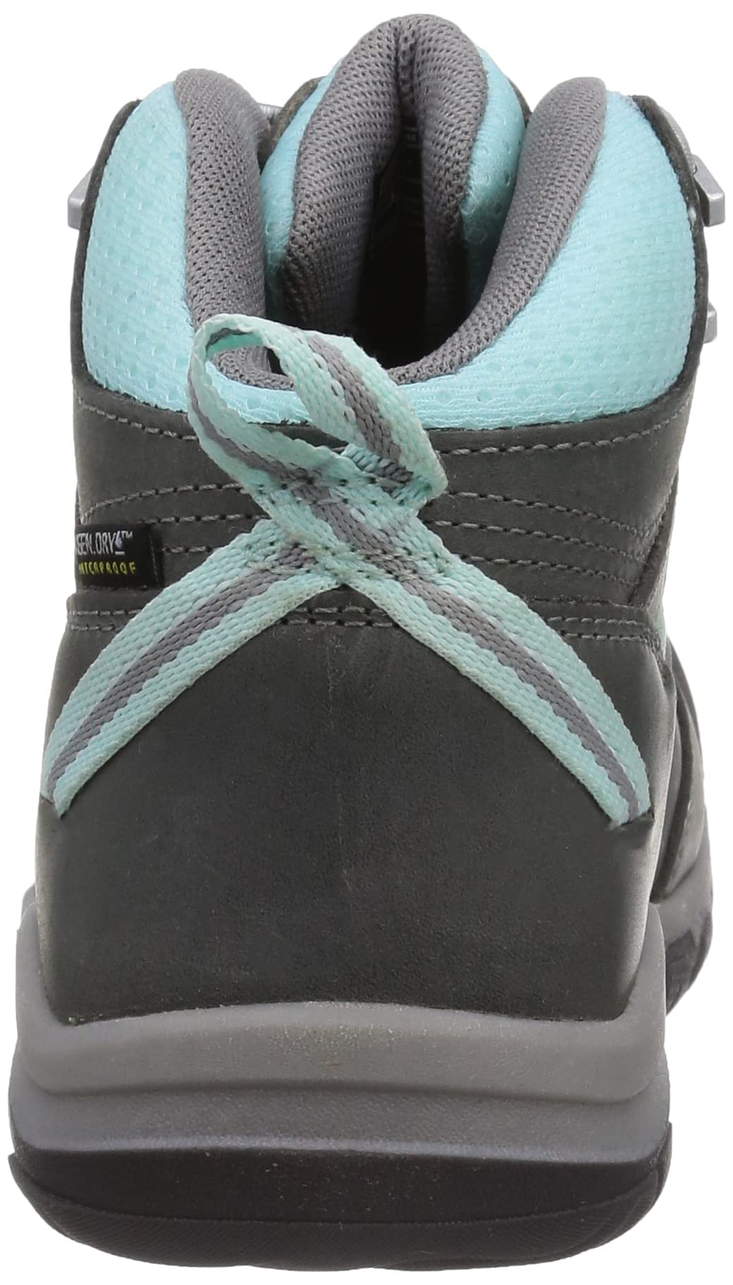 KEEN Unisex-Child Ridge Flex Mid Height Waterproof Leather Hiking Boots 13 Little Kid Grey/Blue Tint