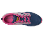 Saucony Axon Sneaker, Navy/Pink, 1 Wide US Unisex Big_Kid