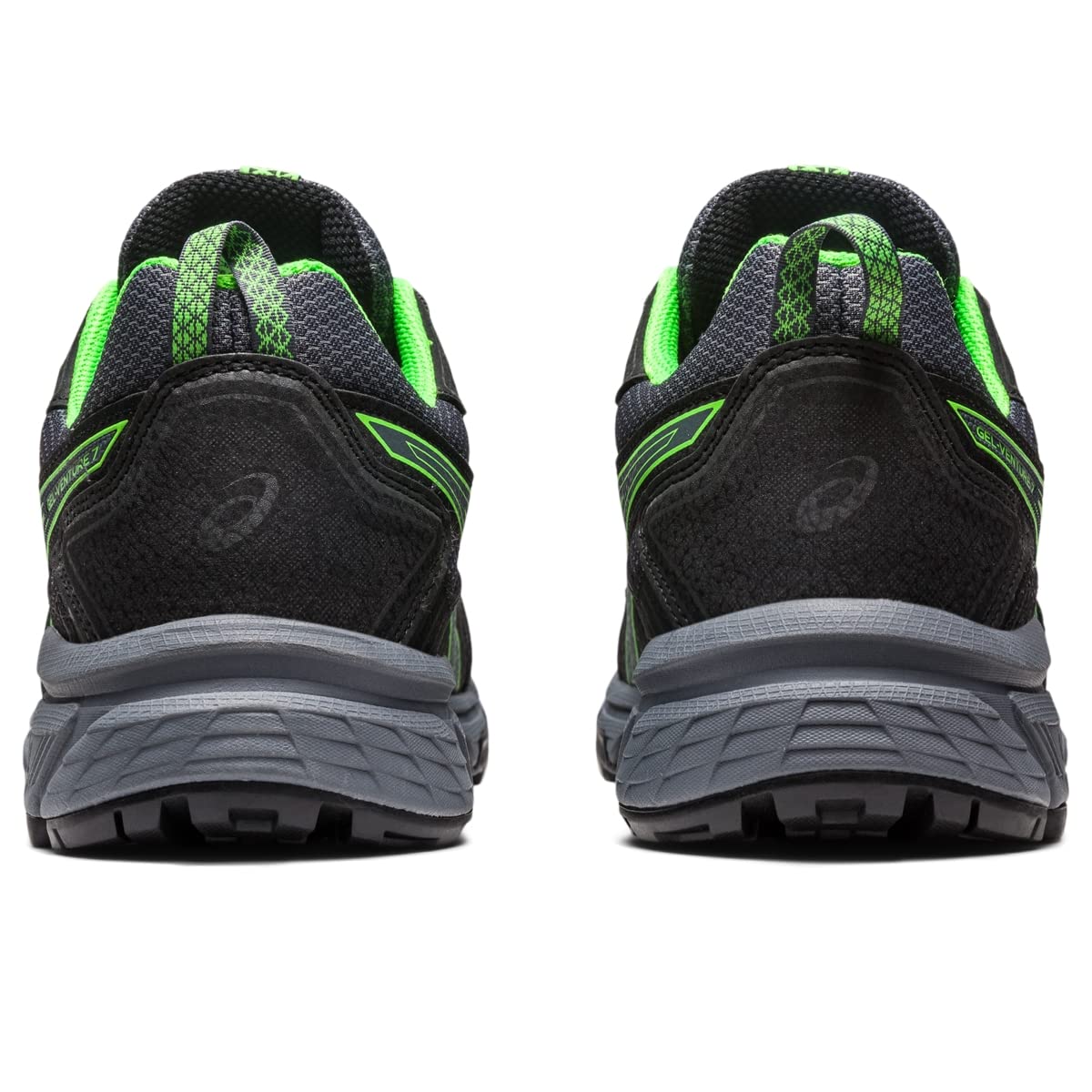 ASICS Men's Gel-Venture 7 Running Shoes, Graphite Grey/Green Gecko, 8 M US