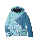 Obermeyer Kids Girl's Tabor Jacket (Little Kids/Big Kids) Slate The Facts XL (18 Big Kids)