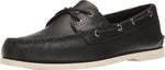 Sperry Men's Authentic Original 2-Eye Boat Shoe, Black/White, 11 M US