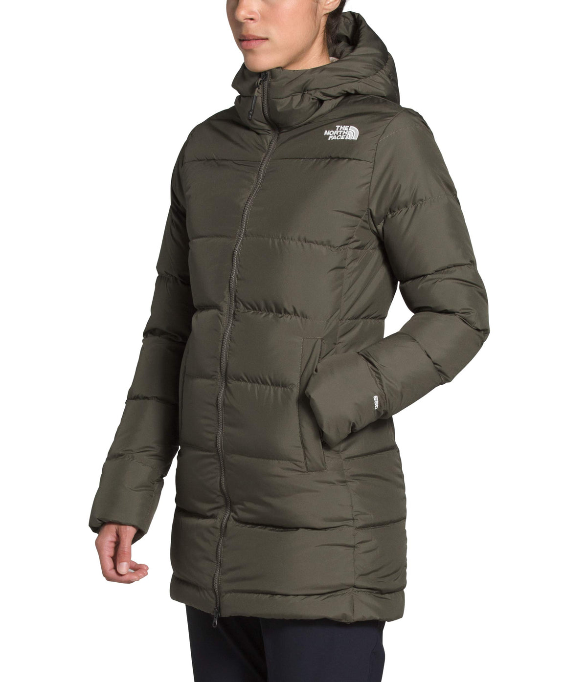 THE NORTH FACE Women's Gotham Parka, New Taupe Green, XS
