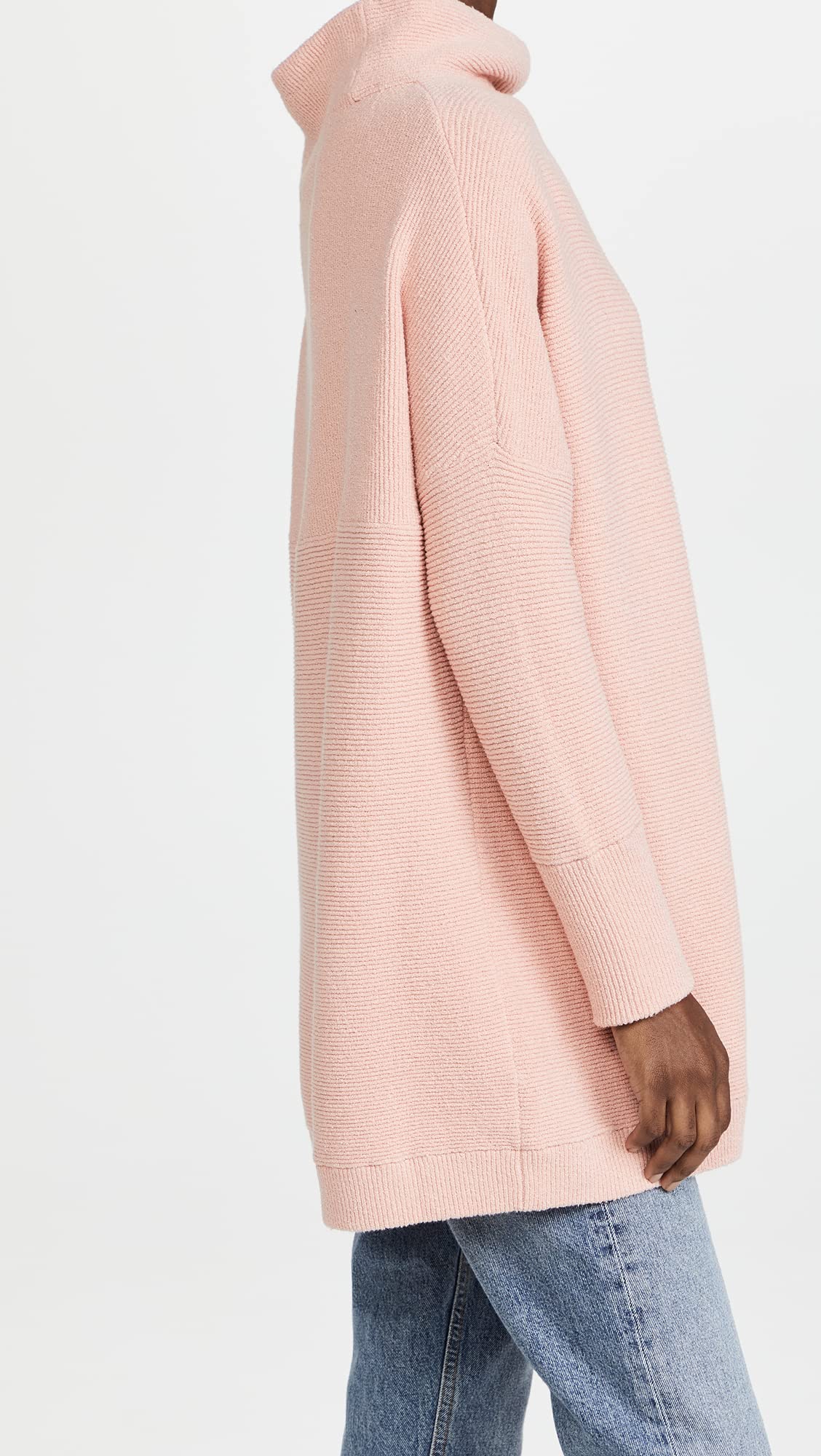 Free People Women's Ottoman Slouchy Tunic, Dusty Pink, S