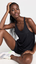 Alo Yoga Women's Don't Get It Twisted Tank, Black, L