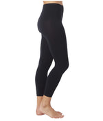 SPANX Seamless Cropped Leggings for Women Tummy Control Port Navy XL - Regular 20