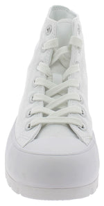 Converse Womens Chuck Taylor All Star Lugged White/Black/White Sneaker US 10