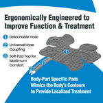 Ossur Cold Rush Therapy Machine System with Knee Pad - Ergonomic, Adjustable Knee Ice Pack Wrap - Quiet, Lightweight Ice Pack for Knee - Strong Cryotherapy Ice Machine for Knee After Surgery