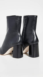 Loeffler Randall Women's Elise Slim Ankle Booties, Black, 6.5 Medium US